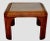 Wood 1970's Pencil Reed Bamboo Side or End Table With Glass Top For Sale - Image 7 of 7