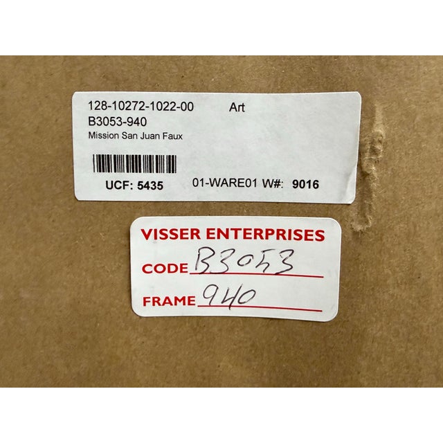 Betty Carr Mission San Juan Artwork, Framed For Sale - Image 12 of 12