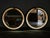 Brown Italian Space Age Illuminated Round Mirrors, 1970s, Set of 2 For Sale - Image 8 of 10