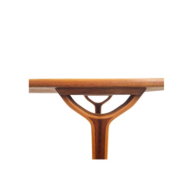 AX Series Tigerwood Coffee Table by Peter Hvidt & Orla Mølgaard-Nielsen, 1950s For Sale - Image 6 of 8