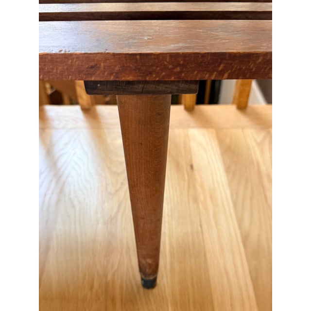 Mid-Century Slat Bench Sometimes the simplest design is the best design. Well earned patina makes this bench charming, but...