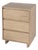 Halmstad 22 in. W Wood Panel 3 Drawer Narrow Nightstand, Blonde Oak For Sale