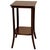 1900 - 1909 Art Nouveau Bent Oak Pedestal Side Table Attributed to Thonet No. 1548 For Sale - Image 5 of 6