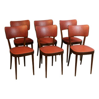 Set of Six Baumann Bistro Chairs, 1930s, Set of 6 For Sale