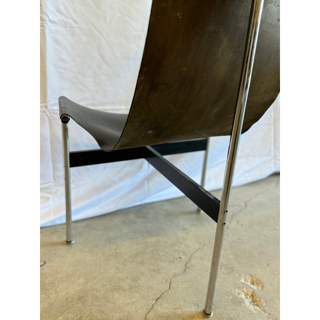 1950s Katavolos, Kelley and Littell T-Chairs, Set of 6 For Sale In Los Angeles - Image 6 of 12
