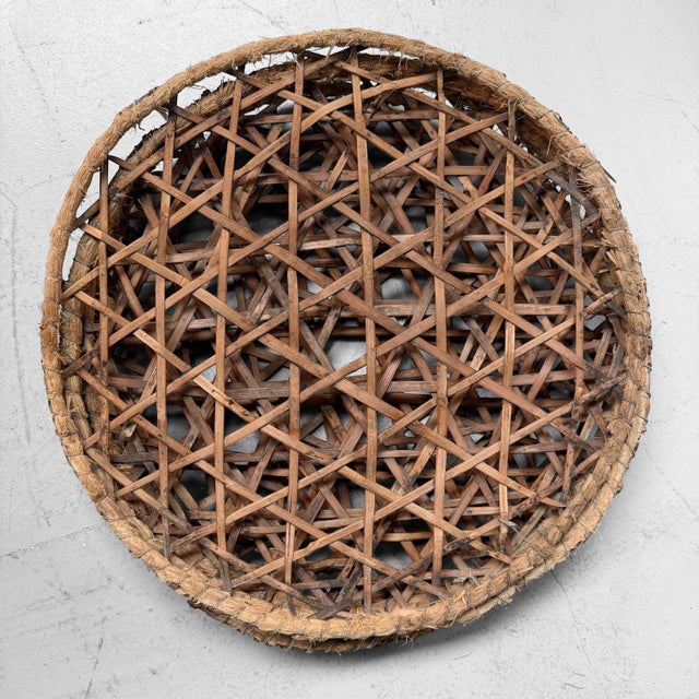 Japanese Bamboo Zaru Drying Trays, 1930, Set of 5 For Sale - Image 6 of 13