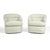 Textile Barrel Chairs in the Manner of Milo Baughman For Sale - Image 7 of 9