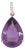 8.1Ct Amethyst Pendant With Earth Mined Diamond Accents: Solid 14k Gold, 23x16mm For Sale