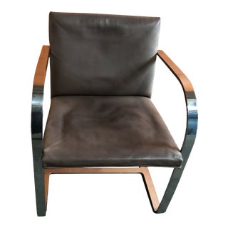 Mies Van Der Rohe Leather Brno Chair Brueton Industries For Sale