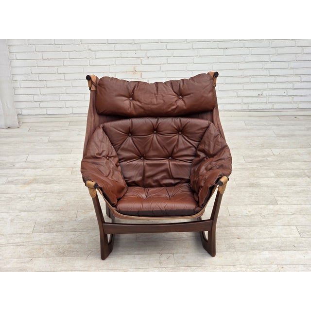 Norwegian Trega Lounge Chair by Tormod Alnaes, 1970s For Sale - Image 10 of 18