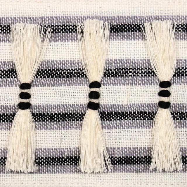 Contemporary Schumacher Eyelash Fringe in Black For Sale - Image 3 of 3