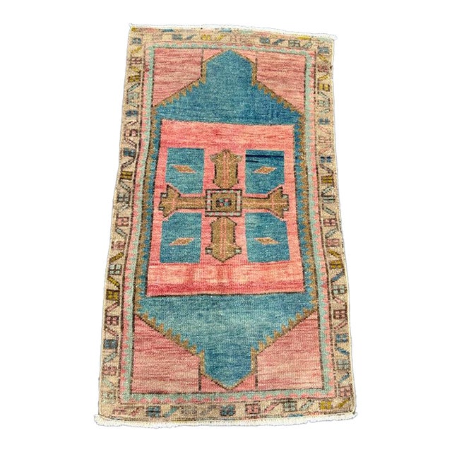 Turkish Yastik Rug 1'8" x 3'1" For Sale