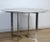 French Chrome Steel and Glass Dining Table, 1970s For Sale - Image 4 of 18