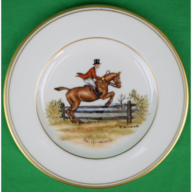 Sz: 6 3/8"D x 1/2"D 1: The Horse 2: The Huntsman 3: The Lady 4: The Kill 5: The Master 6: The Gentleman 7: The Fox 8: The...