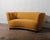 This Danish Curved Banana Sofa 1940s loveseat, designed in the style of Viggo Boesen, is a hallmark of mid-century...