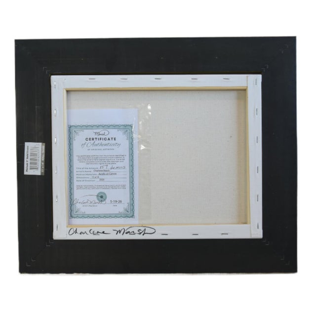 2020s Still-Life Composition Painting of Lemons Including the Antiqued Gold Wood Frame For Sale - Image 5 of 6
