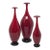 Donald Carson Art Glass Trio For Sale