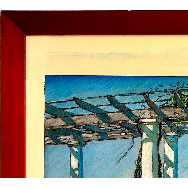 American Signed Landscape of Oakland’s Historic Lake Merritt, by S K Farnsworth For Sale - Image 3 of 9