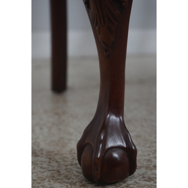 Hickory Chair Mahogany Mt Vernon Chippendale Style Settee For Sale - Image 9 of 18