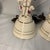 Victorian Vintage Porcelain "Colonial Couple" or "Victorian Courting Couple" Boudoir Vanity Lamps - a Pair For Sale - Image 3 of 8