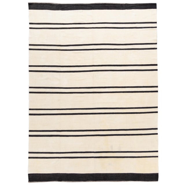 21st Century Modern Flatweave Kilim Rug For Sale