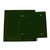 Saint Tropez Square Tray Set of 2 - Wild Green For Sale In Chicago - Image 6 of 10