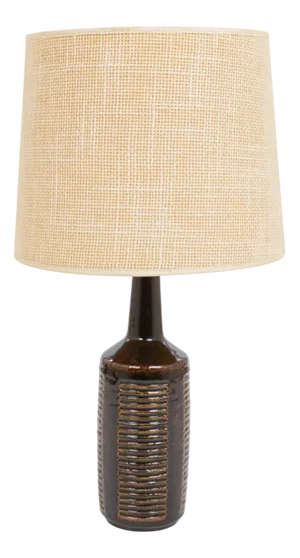 Dark Chocolate Brown Dl/30 Table Lamp by Linnemann-Schmidt for Palshus, 1960s