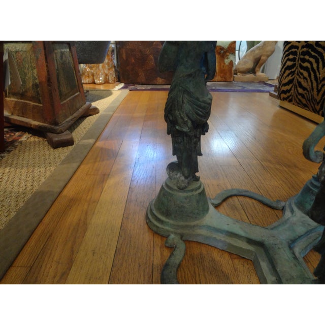 Pair of Bronze Grecian Inspired Tables For Sale - Image 10 of 12