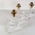 Acrylic and Brass Pretzel Candleholder, 1960s For Sale - Image 4 of 5