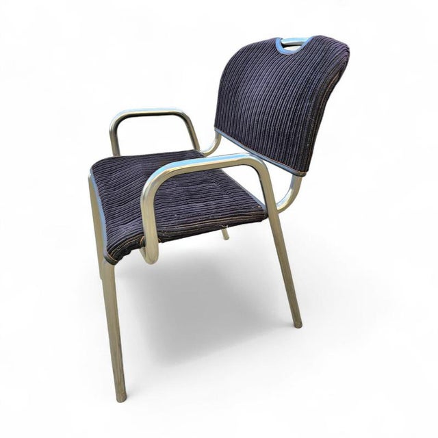 Black Upholstery Castiglietta Dining Chairs by Castiglioni for Zanotta, Italy, 1960s, Set of 4 For Sale - Image 12 of 18