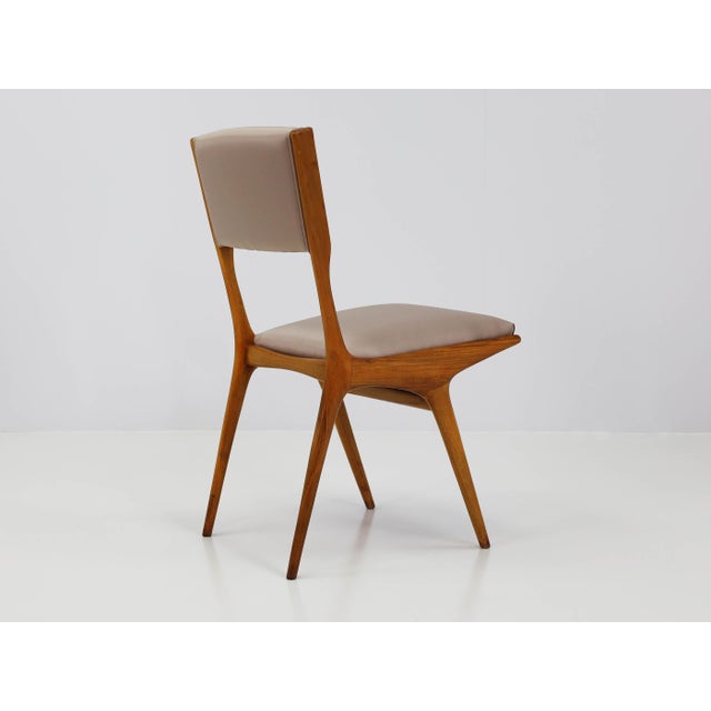 Dining Chairs by Carlo De Carli for Cassina, Italy, 1954, Set of 4, in Very Good conditions. Designed 1950 to 1959 This...
