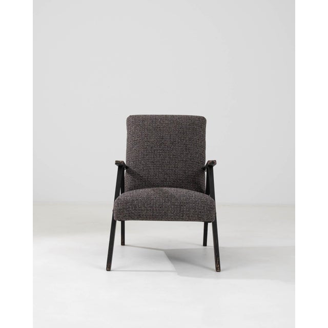1960s Czech Upholstered Armchair For Sale - Image 17 of 18
