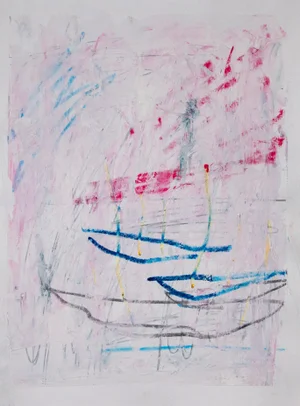 "It Is Both Hilarious and Terrifying" Original Abstract Mixed-Media Painting by Brian Jerome