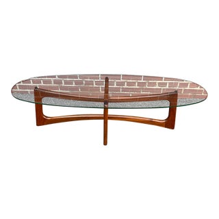 1960s Adrian Pearsall Ribbon Surfboard Coffee Table For Sale