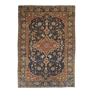 Late 18th Century Antique Farahan Sarouk Rug 4'7'' x 6'8''