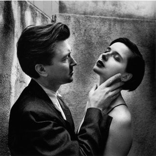 1980s "David Lynch & Isabella Rossellini" Vintage Silver Gelatin Print by Helmut Newton For Sale