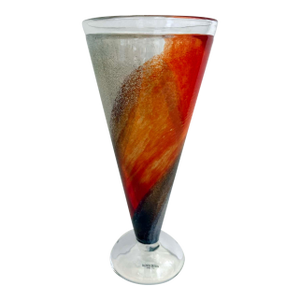 Kjell Engman for Kosta Boda Colorful Cone Vase