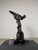 Art Deco Spirit of Ecstasy Bronze Sculpture, Signed Charles – 27” H Rolls-Royce Inspired Figure For Sale - Image 3 of 10