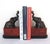 Mid 20th Century Pair of Patinated Bronze Elephant With Trunk Up Bookends For Sale - Image 5 of 5