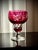 Vintage Vignes Ruby Crystal Wine Goblets from Val Saint Lambert, 1950, Set of 10 For Sale - Image 9 of 18