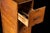 Antique Oak Filing Cabinet With Brass Hardware For Sale - Image 9 of 17