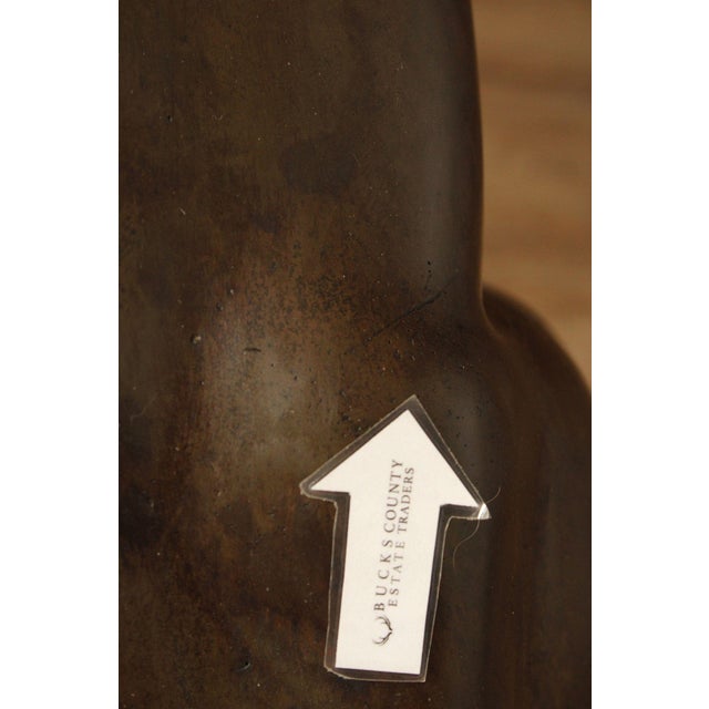 Large Pair Of Outdoor Bronze Whippets For Sale - Image 9 of 12