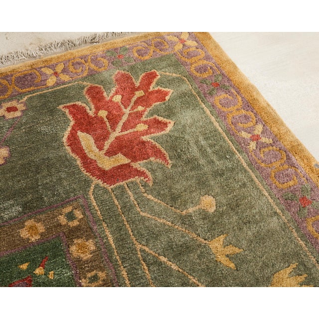 Textile Palace Size Nepalese Tibetan Wool Donegal Style Rug 15' X 22' For Sale - Image 7 of 18