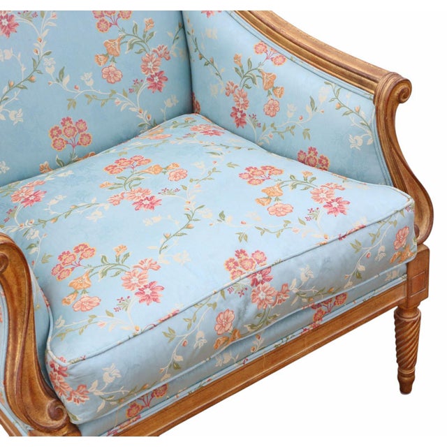 Antique Revival Gilt and Chinoiserie Armchairs by R. Griffiths LTD, 2003, Set of 2 For Sale - Image 4 of 12