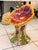 1990s 1990s Ceramic Poppy Flower Chair or Garden Seat For Sale - Image 5 of 5