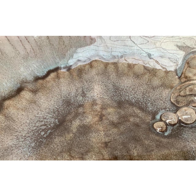 Large Mid-Century Eastern German GDR Pottery Bowl from Strehla Keramik, 1960s For Sale - Image 5 of 18