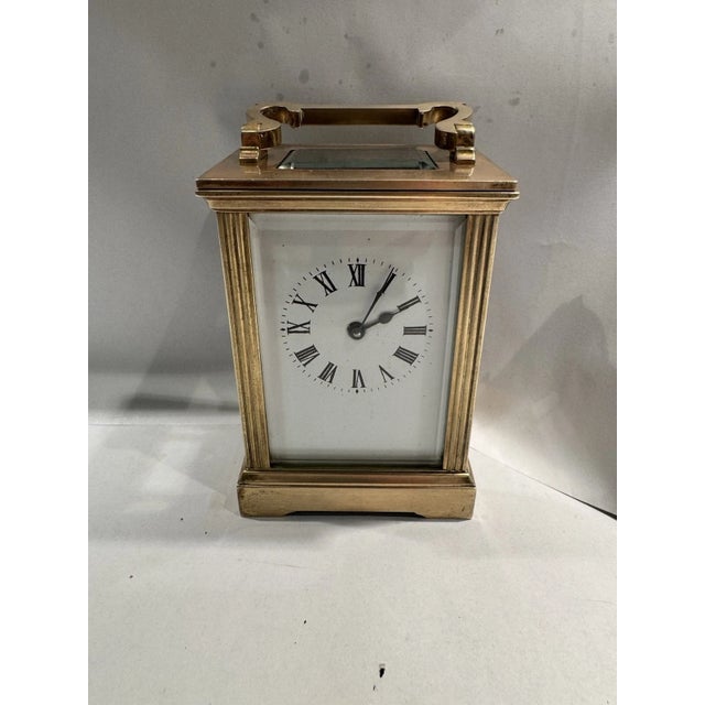 Antique French Carriage Clock For Sale - Image 4 of 10