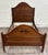 Victorian Antique Full Size Victorian Walnut Carved Bedframe For Sale - Image 3 of 13