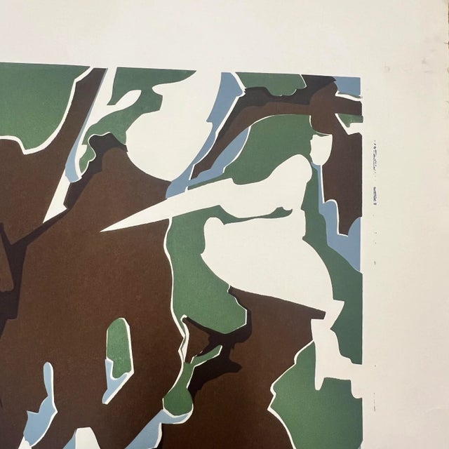 Carol Morgan Artists Proof 5/5 Original Print Blue Black Green For Sale - Image 9 of 12