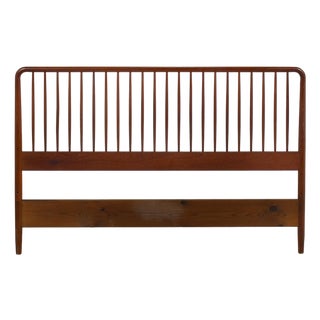 Early 20th Century Danish Teak Headboard For Sale